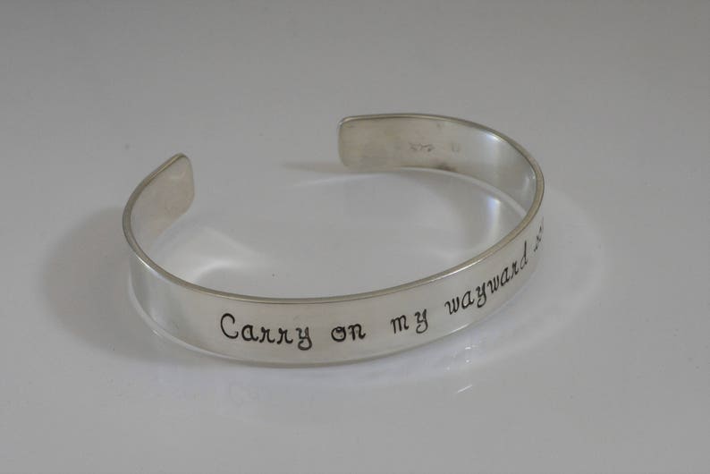 Carry On My Wayward Son Cuff Bracelet image 5