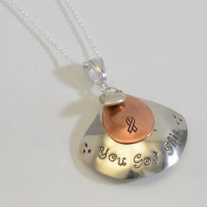 F Cancer Sterling Silver Necklace - You Got This