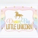 Dream Big Little Unicorn Sign Printable Unicorn Nursery Decor - Etsy