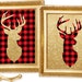Printable Winter Home Decor Deer Head Signs Lumberjack Red - Etsy
