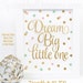Dream Big Little One Printable Baby Girl Nursery Decor - Etsy