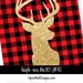 Printable Winter Home Decor Deer Head Signs Lumberjack Red - Etsy