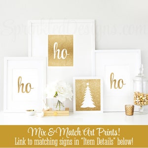 Printable Christmas Party Decorations Ho Ho Ho Printable | Etsy
