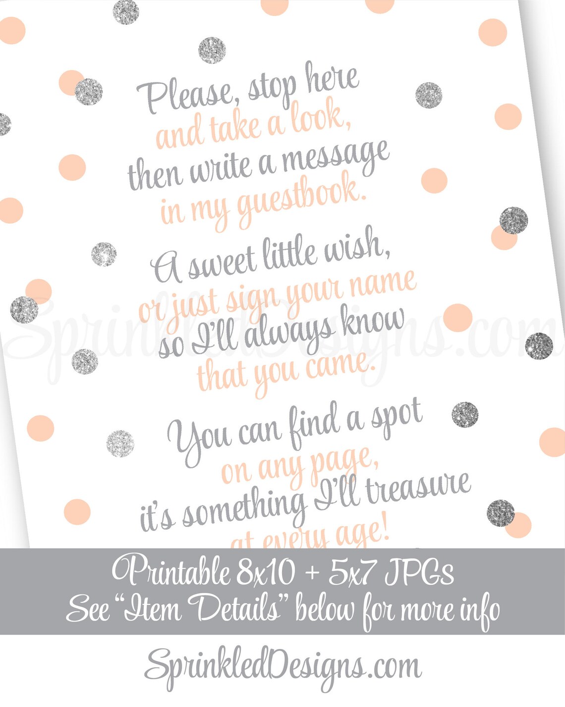 Guest Book Sign 1st Birthday Guest Book Sign Girl Baby Etsy