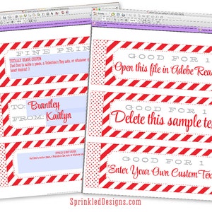 Valentines Day Gift FOR HIM For Her Wife Husband Boyfriend Girlfriend Printable Coupon Book Creative Valentine Ideas Custom Editable PDF image 2