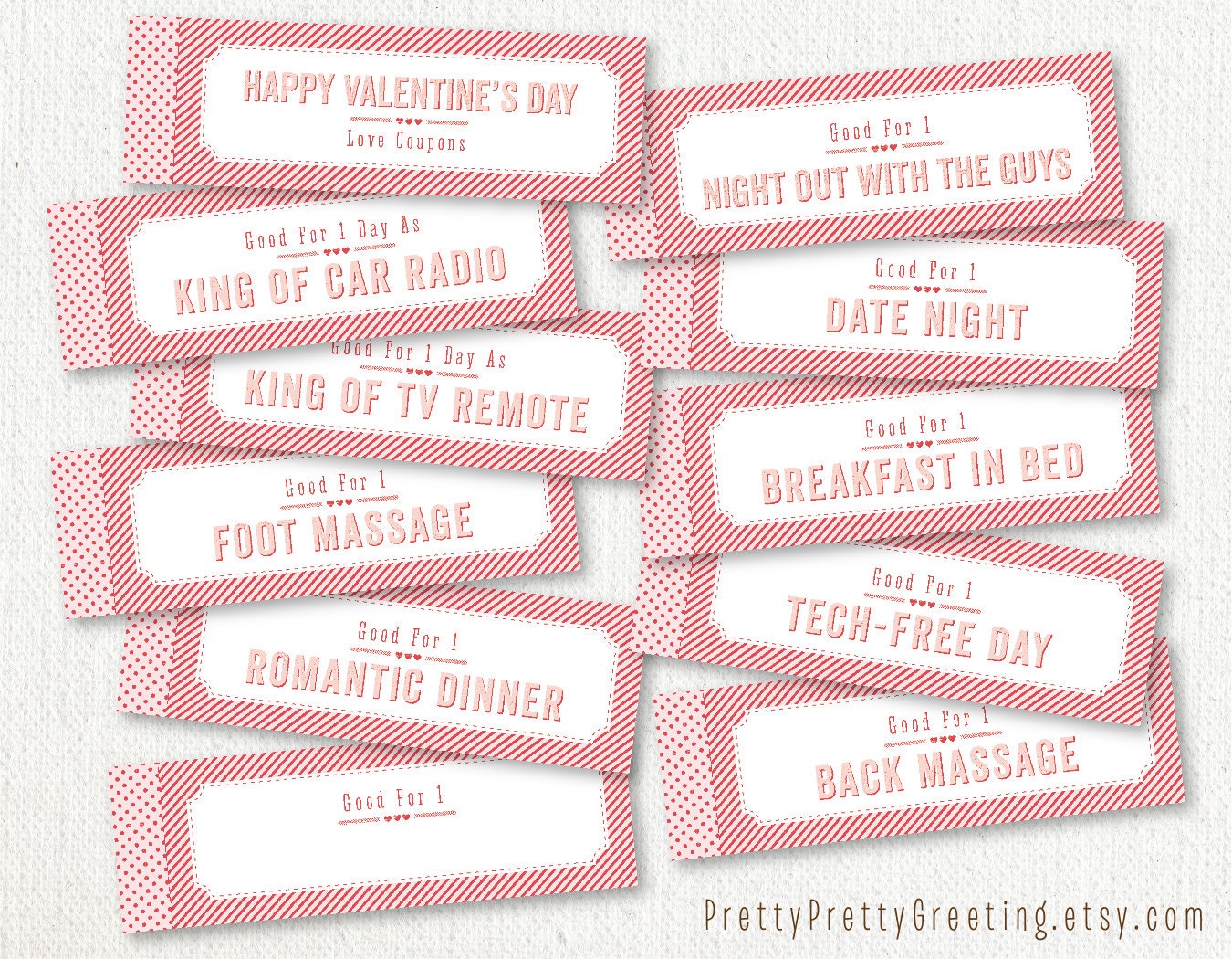 Printable Valentines Day GIFT FOR HIM Printable Love Coupon | Etsy