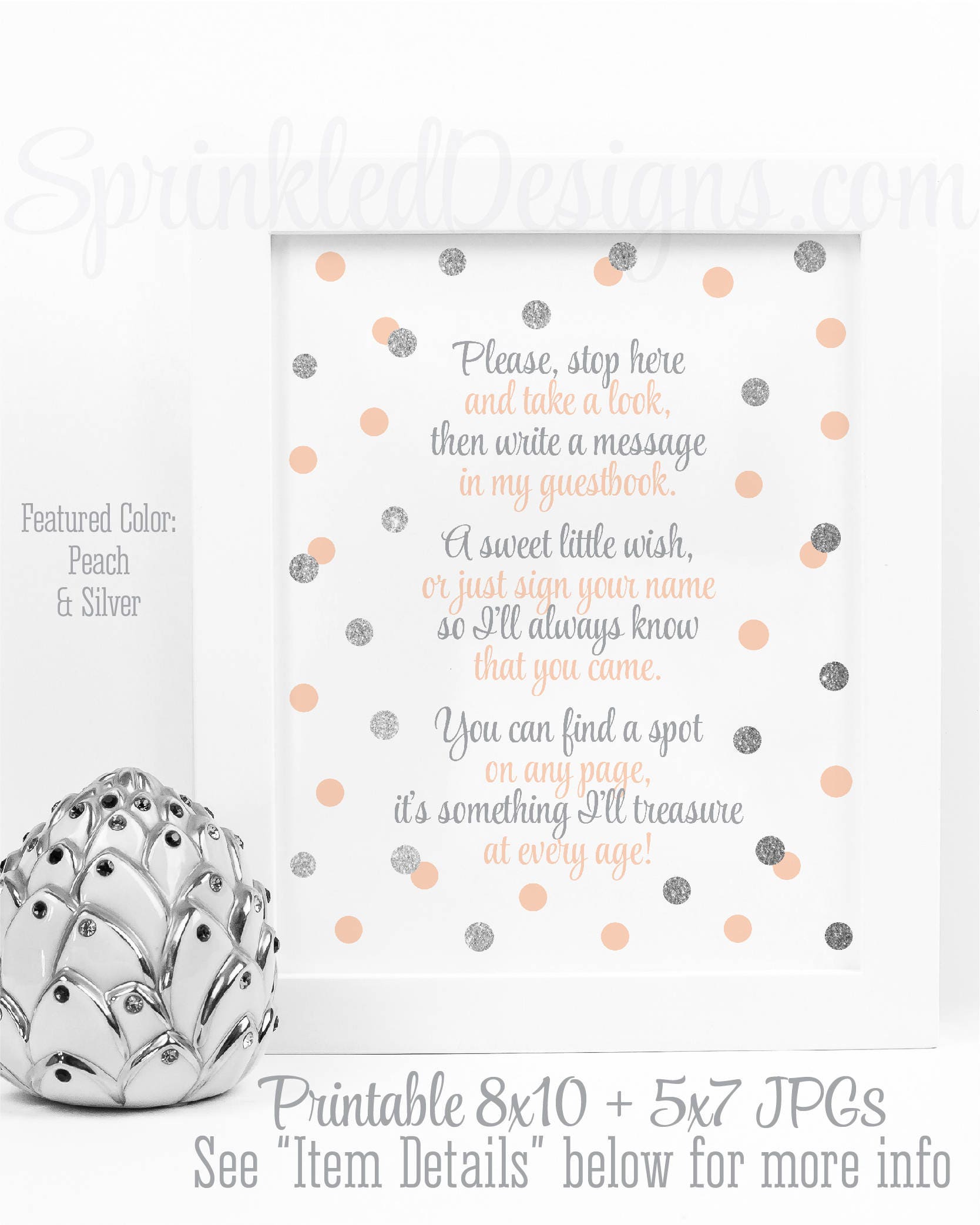 Guest Book Sign 1st Birthday Guest Book Sign Girl Baby Etsy