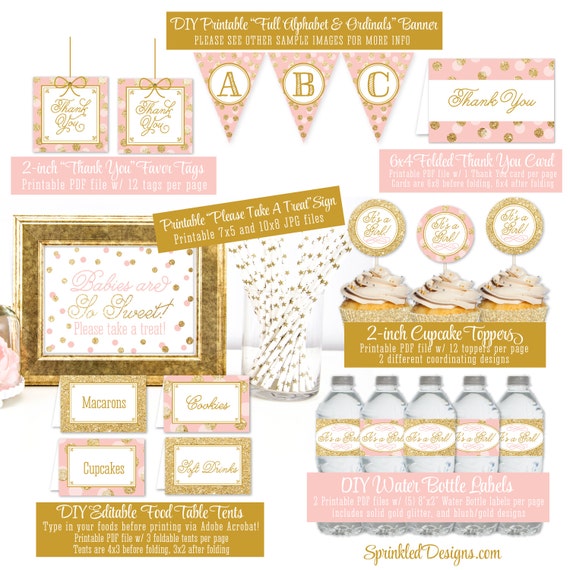 24 pack Third Birthday Party Invitations Pink bunting /& faux glitter effect