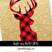 Printable Winter Home Decor Deer Head Signs Lumberjack Red - Etsy