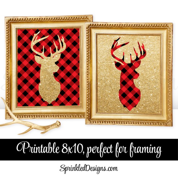 Free Printables Deer Head Home Decor