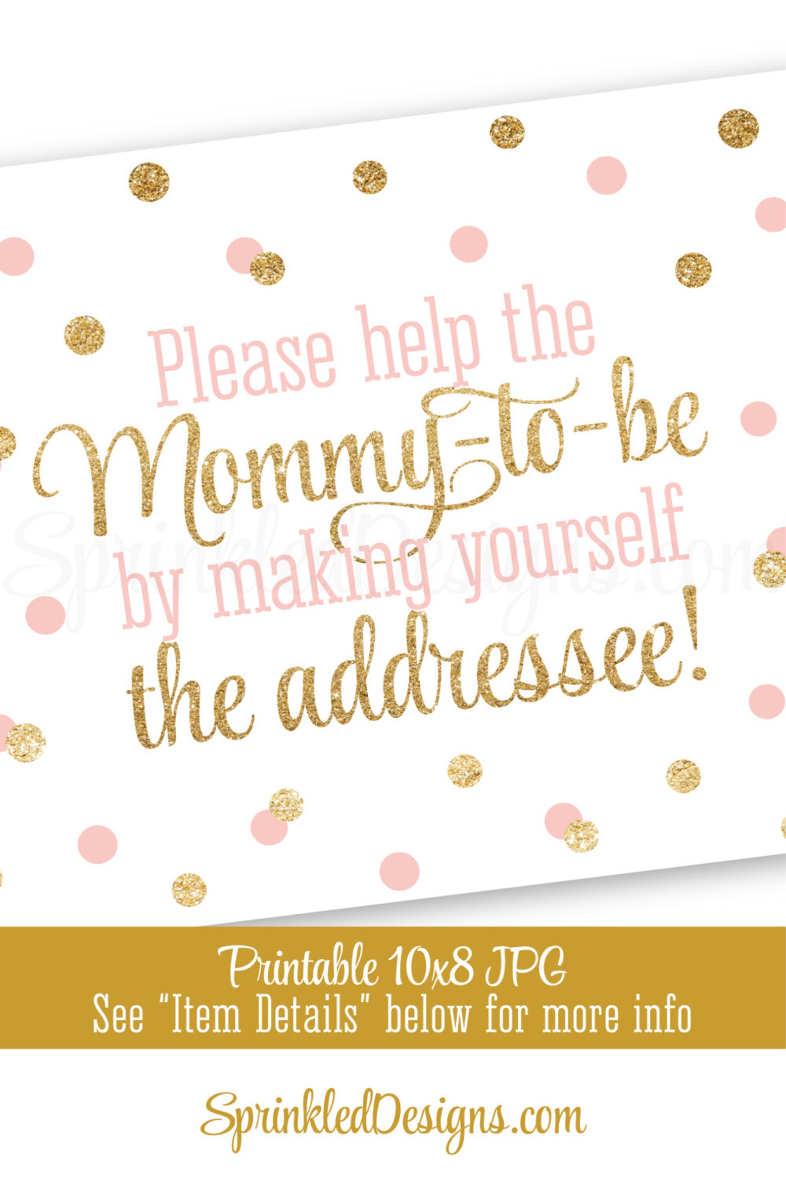 Baby Shower Address an Envelope Sign Envelope Addressing | Etsy