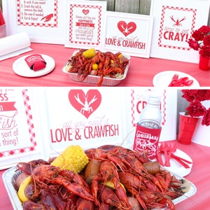 Crawfish Boil Decorations, Time to Get Cray Crawfish Boil Sign, Birthday Graduation Crawfish Boil Decor, Printable Crawfish Boil Party Sign image 4