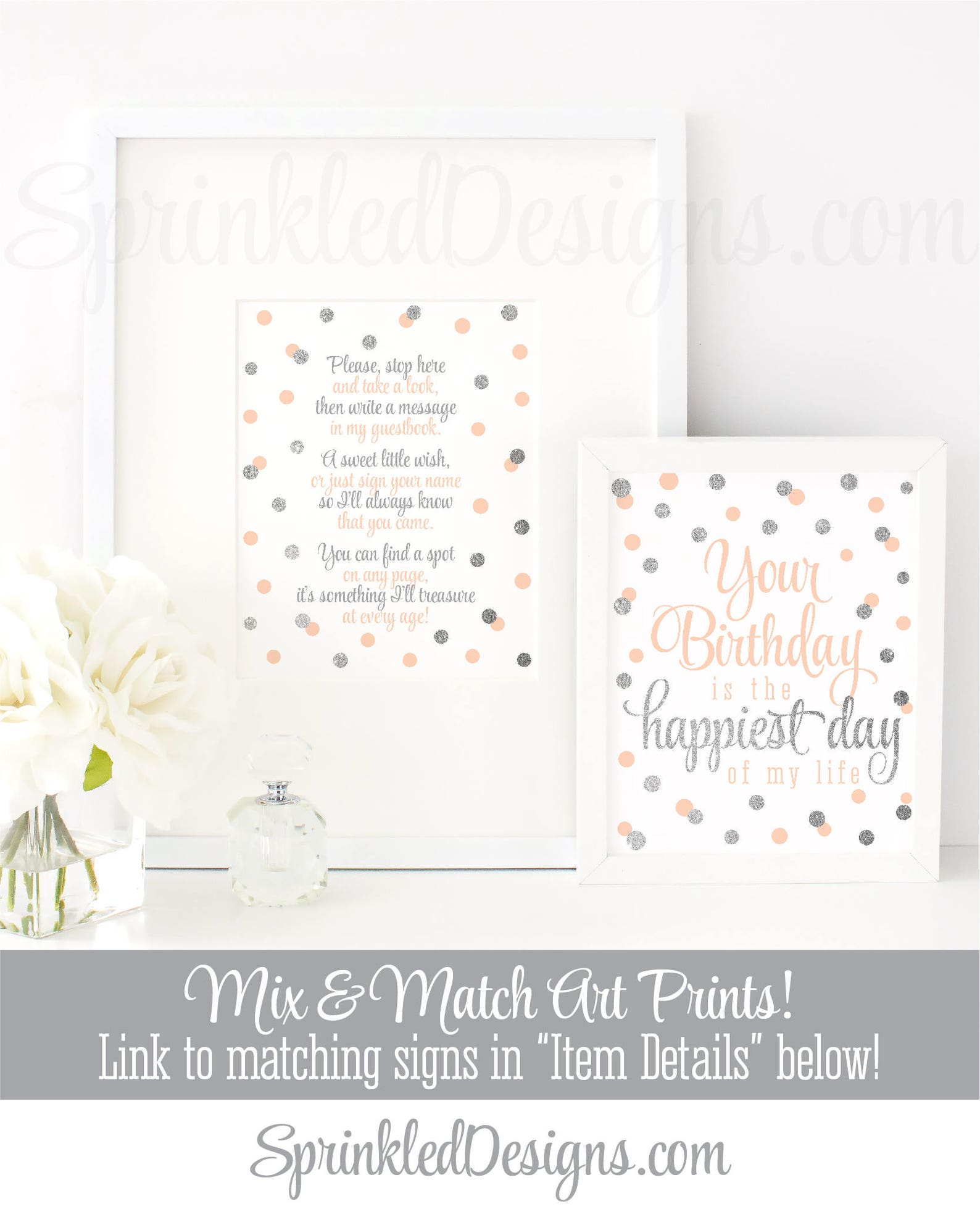 Guest Book Sign 1st Birthday Guest Book Sign Girl Baby Etsy