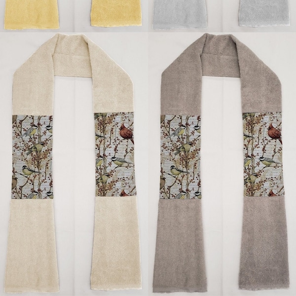 Birds & Berries Kitchen Towel Boa / Scarf