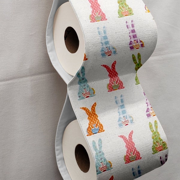 Bunny Toilet Paper Holder Etsy
