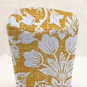 Gold Floral Damask Can Opener Cover