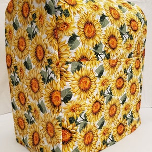 Harvest Sunflowers Cover Compatible with Sunbeam Heritage Series 4.6qt Mixmaster