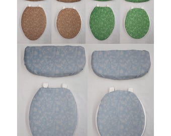 Splatter Toilet Seat Lid and Tank Cover Set