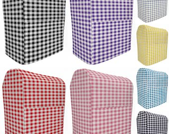 Checked Gingham Cover Compatible with Kitchenaid Stand Mixer (Sizing Chart Located in Item Details)