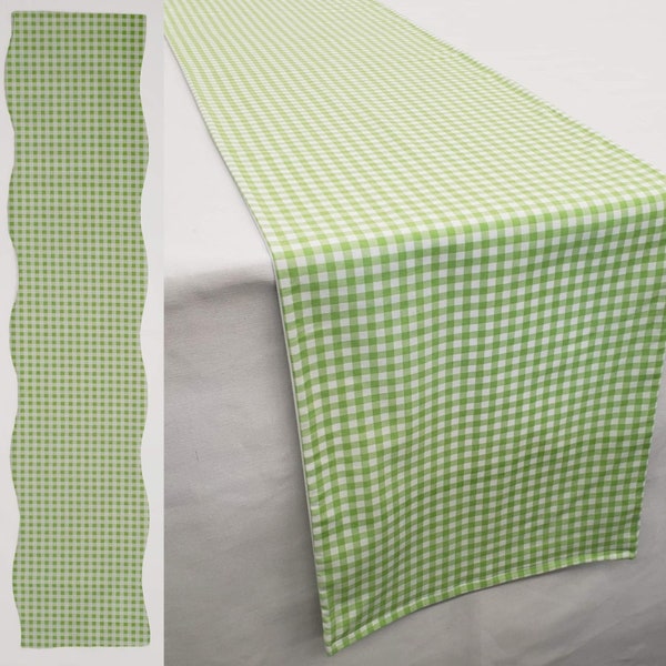 Green Table Runner Etsy
