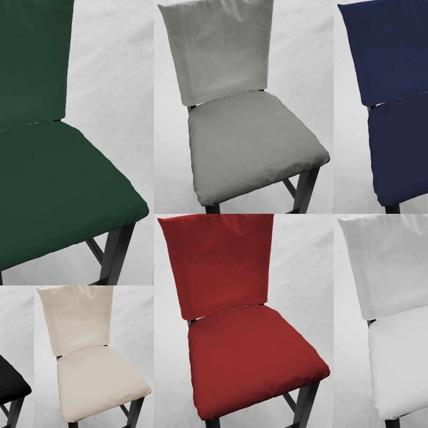 Canvas Dining Room Chair Back Covers or Seat Covers