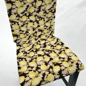 Lemon Blossoms Dining Room Chair Back Covers or Seat Covers