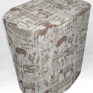 Farmers Market Food Processor Cover (Sizing Chart Located in Item Details)