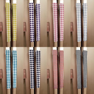 Checked Gingham Refrigerator Oven Dishwasher Handle Covers