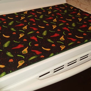 Hot Peppers  Cover & Protector for Flat Stove Top