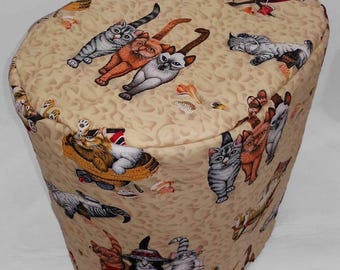 Beach Cats Food Processor Cover (Sizing Chart Located in Item Details)