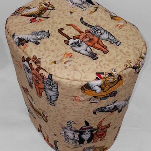 Beach Cats Cover Compatible with Keurig Coffee Brewing Systems (Sizing Chart Located in Item Details)