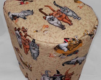 Beach Cats Cover Compatible with Keurig Coffee Brewing Systems (Sizing Chart Located in Item Details)
