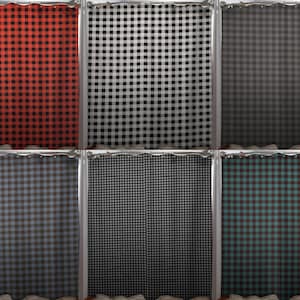Buffalo Check Plaid Shower Curtain