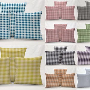 Checked Gingham Pillowcase / Pillow Cover (Many Sizes)