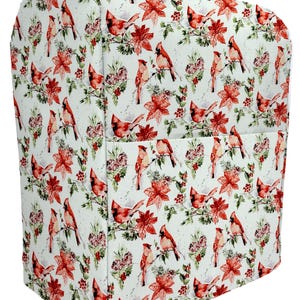 Winter Cardinals Cover Compatible with Sunbeam Heritage Series 4.6qt Mixmaster