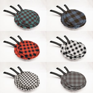 Buffalo Check Plaid Non-Stick Pan Protector (Set of 3)