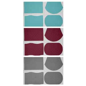 Quilted Placemats (3 Colors and 4 Shapes Available)