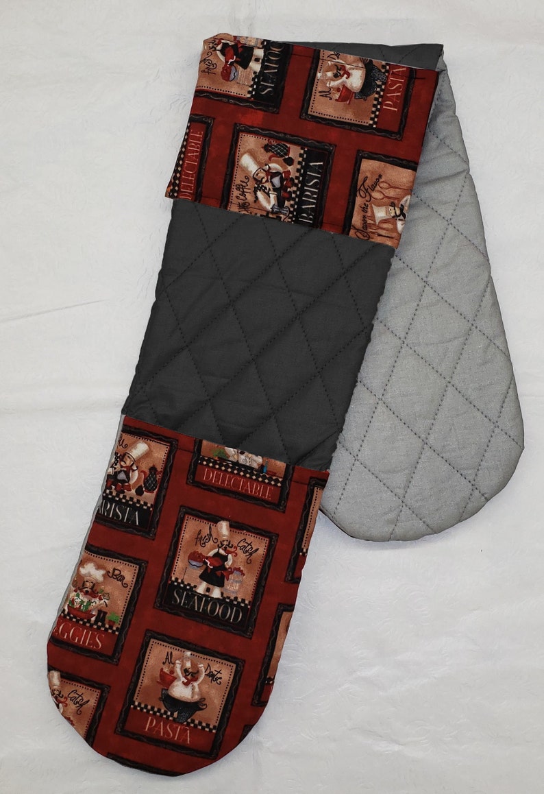 Fat Bistro Chefs Double Oven Mitt Etsy