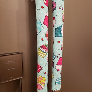 Teal Cupcakes Refrigerator Oven Dishwasher Handle Covers