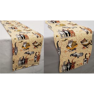 Beach Cats Table Runner