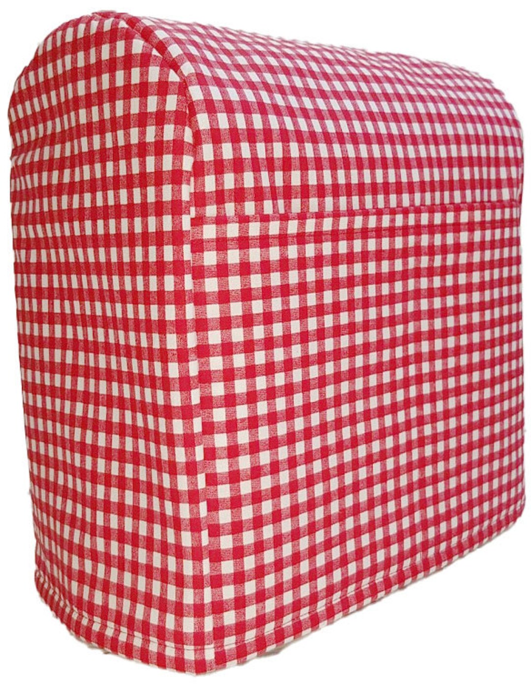 Red & White Checked Gingham Cover Compatible With Kitchenaid Stand