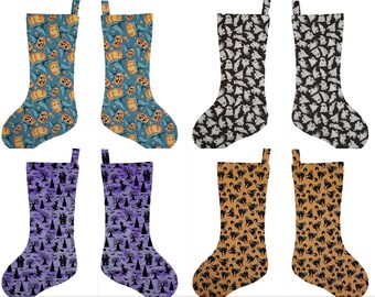 Halloween Christmas Stockings (4 Patterns Available)