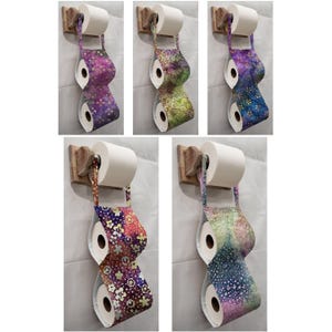 Batik Tie Dye Toilet Paper Holder (5 Patterns Available)