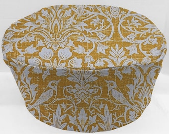 Gold Floral Damask Slow Cooker Cover