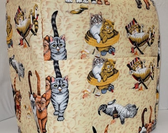 Beach Cats Cover Compatible with Kitchenaid Stand Mixer (Sizing Chart Located in Item Details)