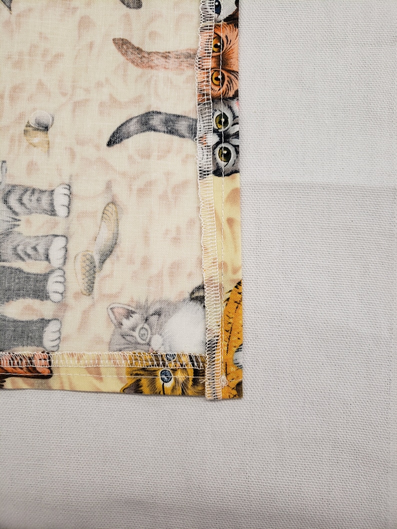 Beach Cats Cloth Napkins Etsy