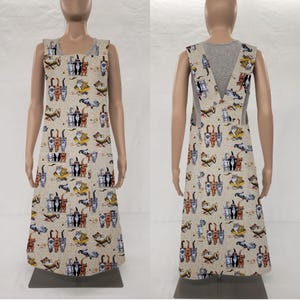 Beach Cats Cross Back Apron