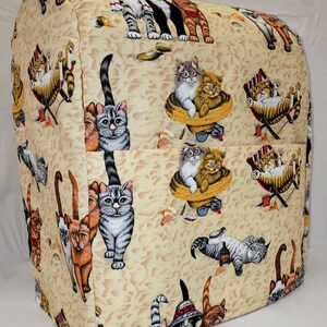 Beach Cats Cover Compatible with Sunbeam Heritage Series 4.6qt Mixmaster Stand Mixer