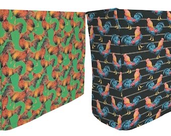 Roosters Cover Compatible with Ninja Foodi Digital Air Fry Oven (2 Colors Available)