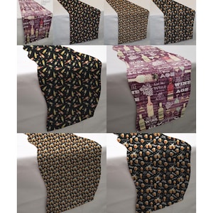 Beer or Wine Table Runner (4 Patterns Available)